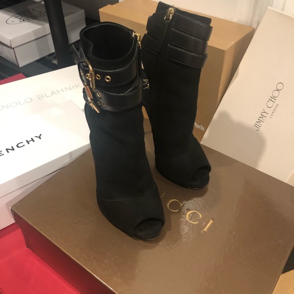 Giuseppe Zanotti suede buckle heels 36 - Picture 3 of 7